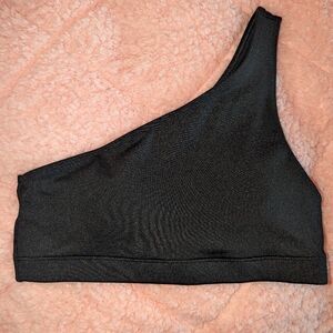 Pink sport swimsuit top